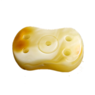 原矿俄料蜜蜡单珠五眼六通背云勒子绳散珠星月吊坠菩提百香籽配饰