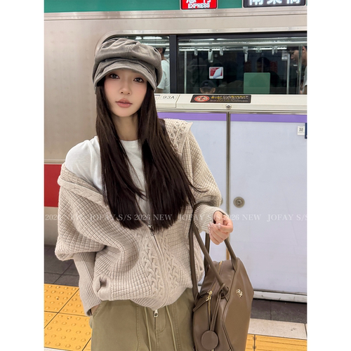 JofayAmigo【Kyoto外套】开衫大毛衣 高级显瘦百搭早秋款 M1410