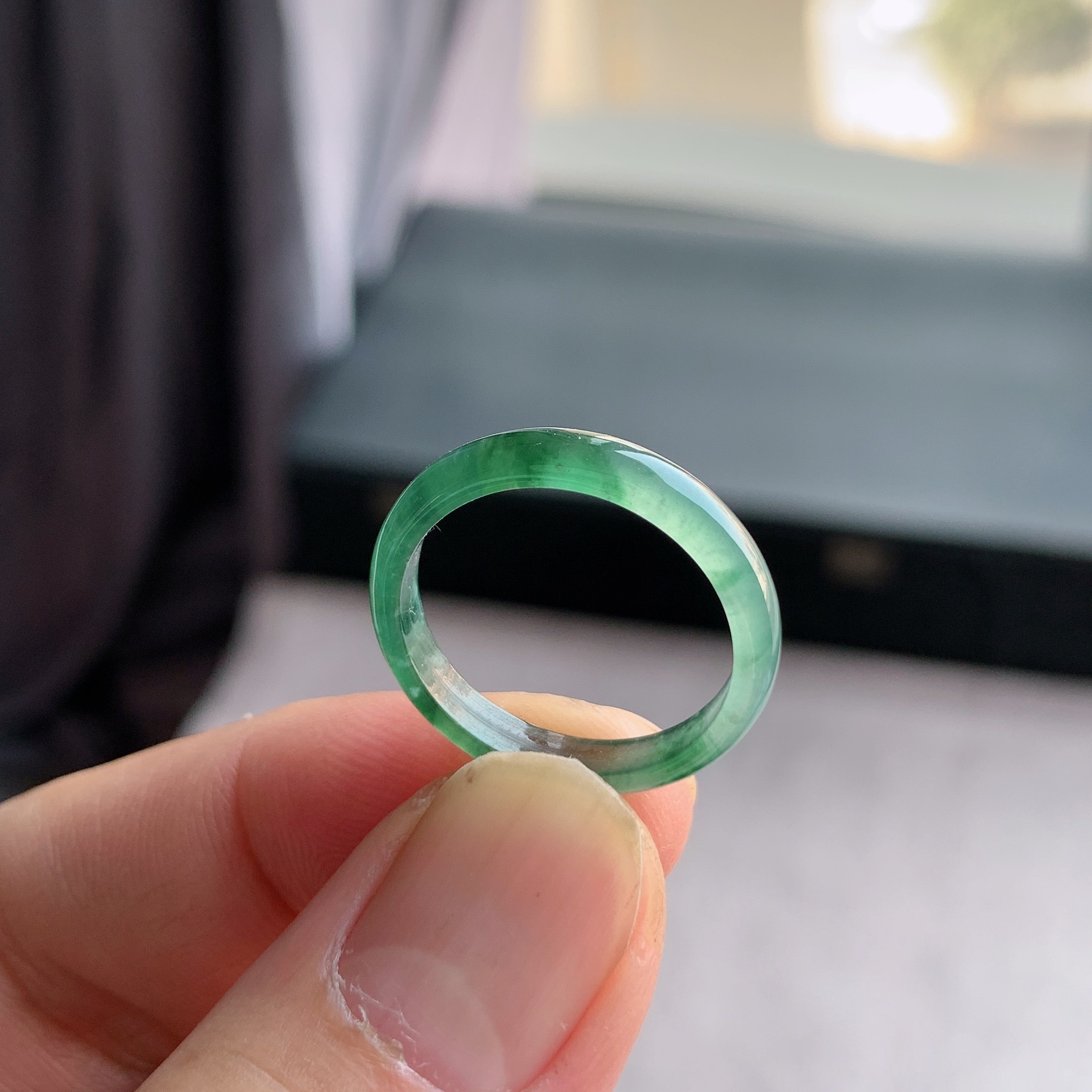 天然A货翡翠 冰种18号半山水男女戒指指环素圈戒圈尾戒XFA3,珠宝/钻石/翡翠,戒指/指环,淘宝优惠券,粉丝福利购,淘宝优惠卷