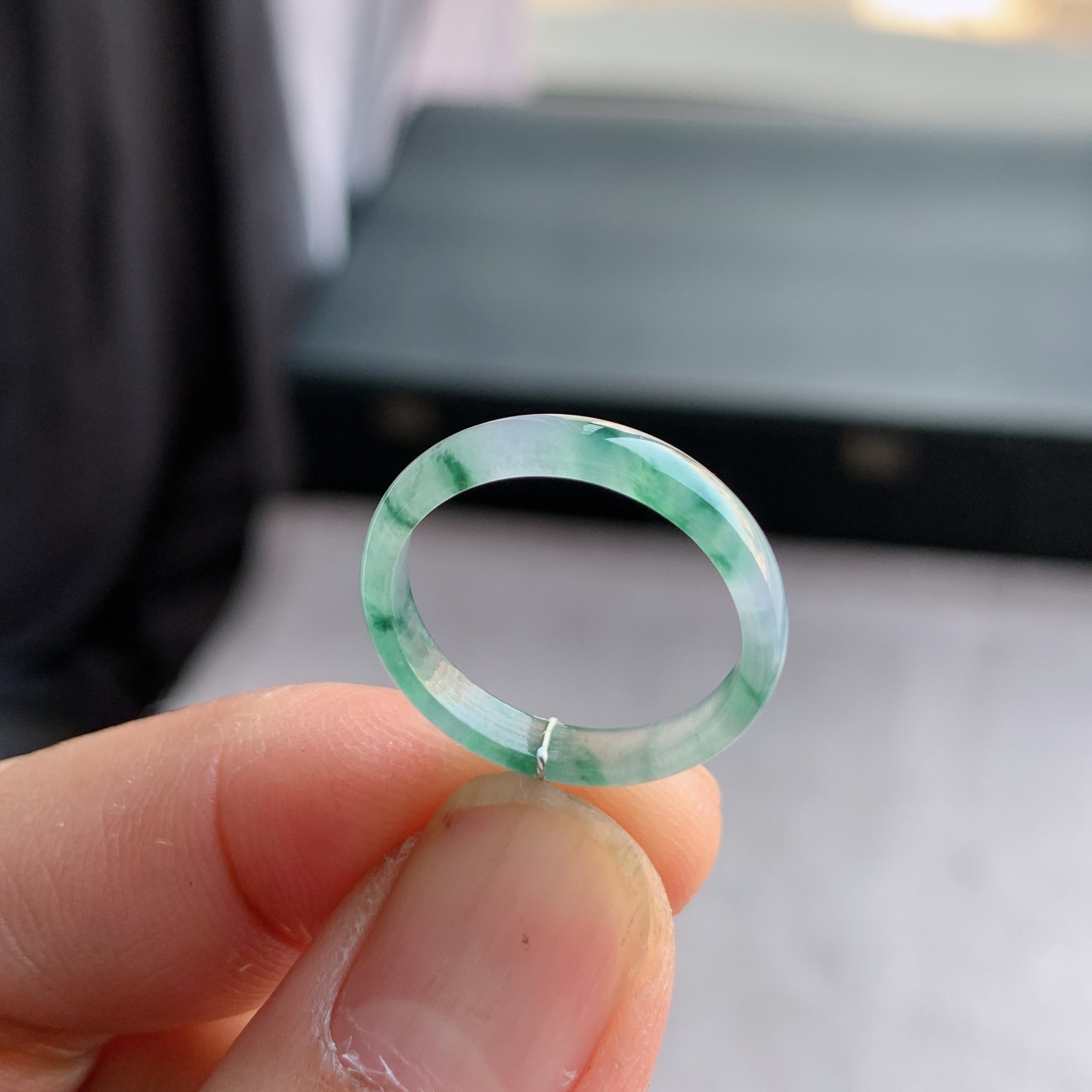 天然A货翡翠 冰种16号冰飘花戒指指环戒圈22700770,珠宝/钻石/翡翠,戒指/指环,淘宝优惠券,粉丝福利购,淘宝优惠卷