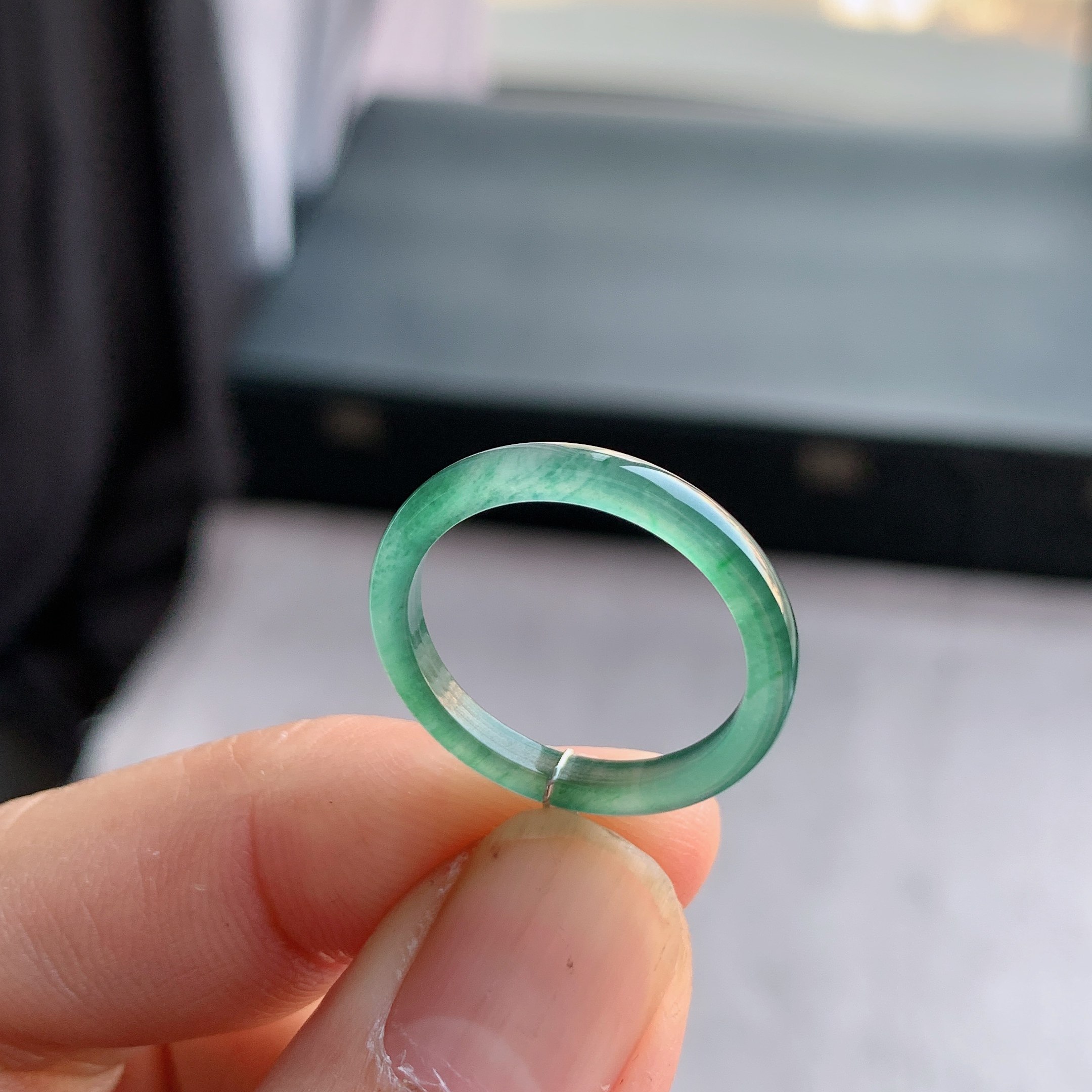 天然A货翡翠 冰种19号湖水绿戒指指环戒圈32201658,珠宝/钻石/翡翠,戒指/指环,淘宝优惠券,粉丝福利购,淘宝优惠卷