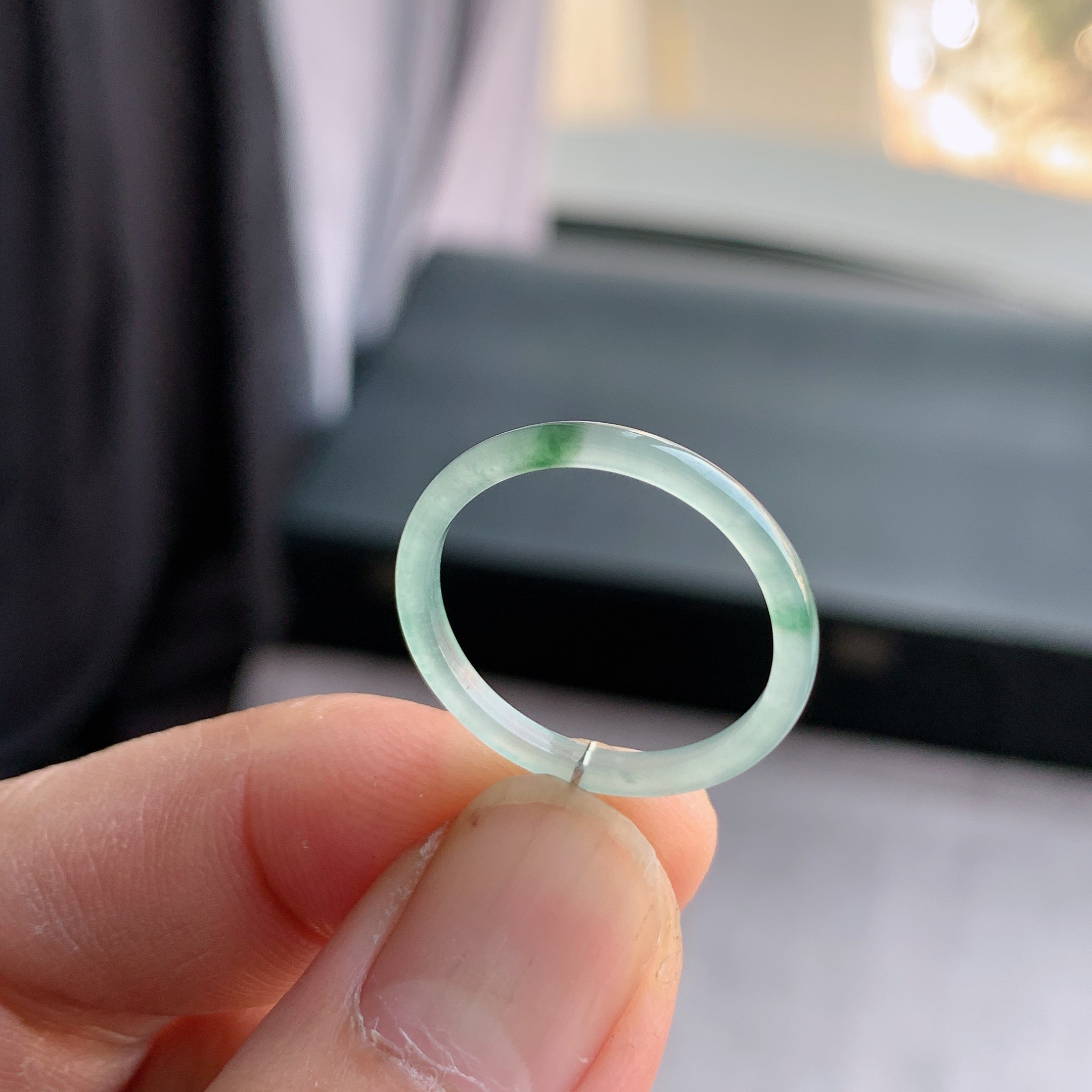 天然A货翡翠 冰种19号冰飘花戒指指环戒圈31900747,珠宝/钻石/翡翠,戒指/指环,淘宝优惠券,粉丝福利购,淘宝优惠卷