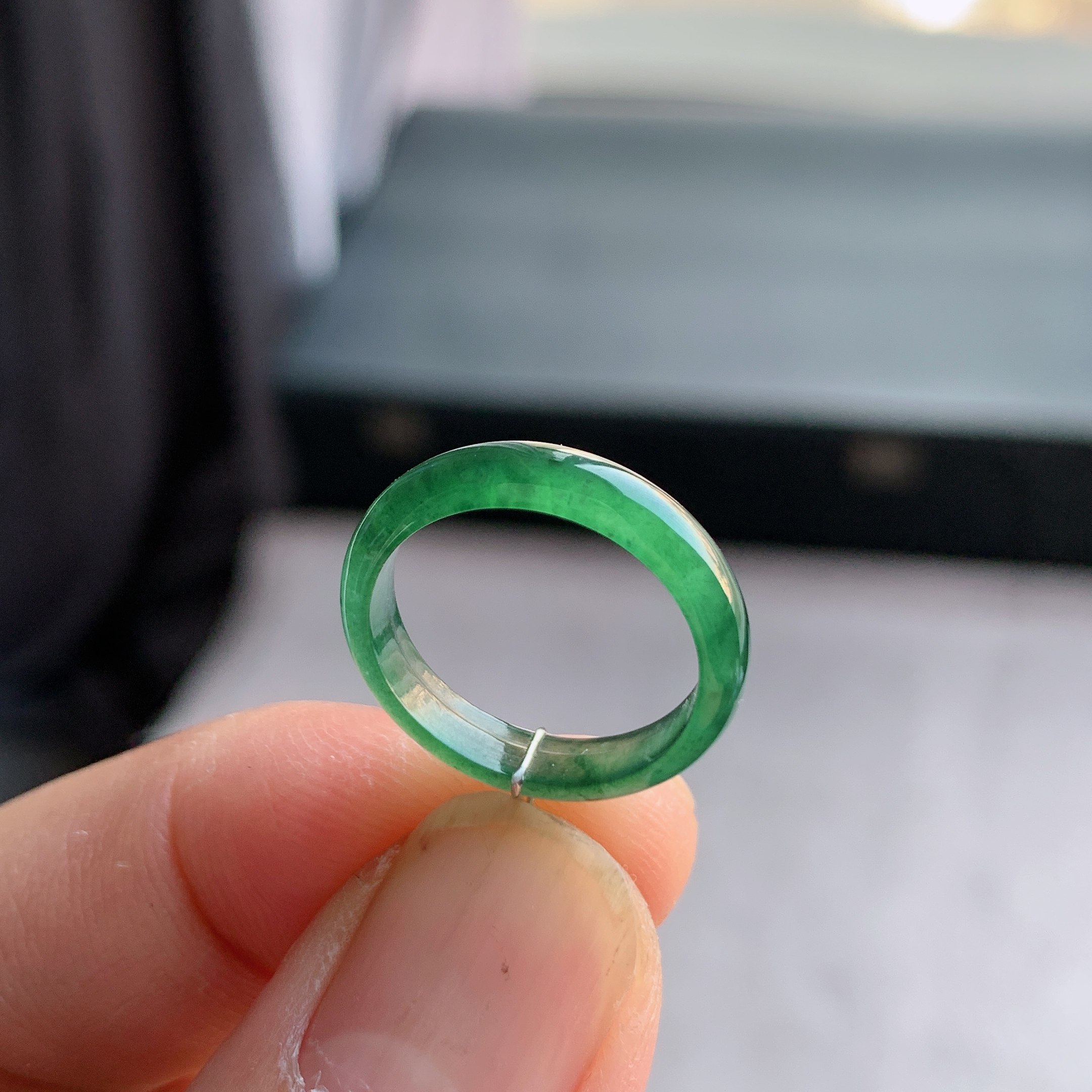 天然A货翡翠 冰种10号湖水绿戒指指环戒圈32400846,珠宝/钻石/翡翠,戒指/指环,淘宝优惠券,粉丝福利购,淘宝优惠卷