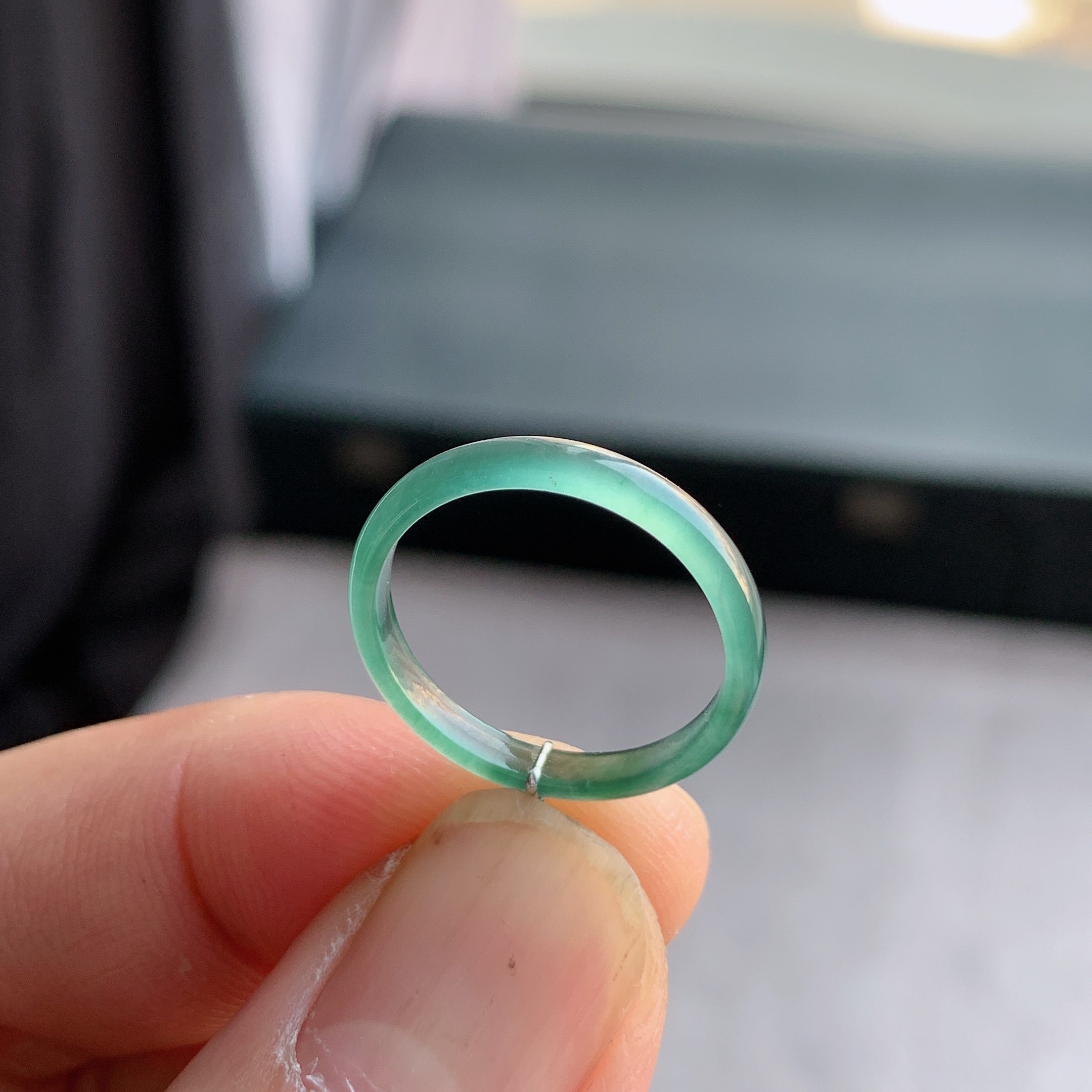 天然A货翡翠 冰种13号湖水绿戒指指环戒圈31300877,珠宝/钻石/翡翠,戒指/指环,淘宝优惠券,粉丝福利购,淘宝优惠卷