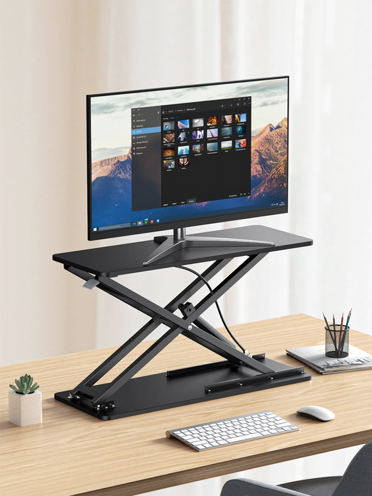 Omax显示器可调节支架可调节高度立式办公室电脑桌笔记本可调节支