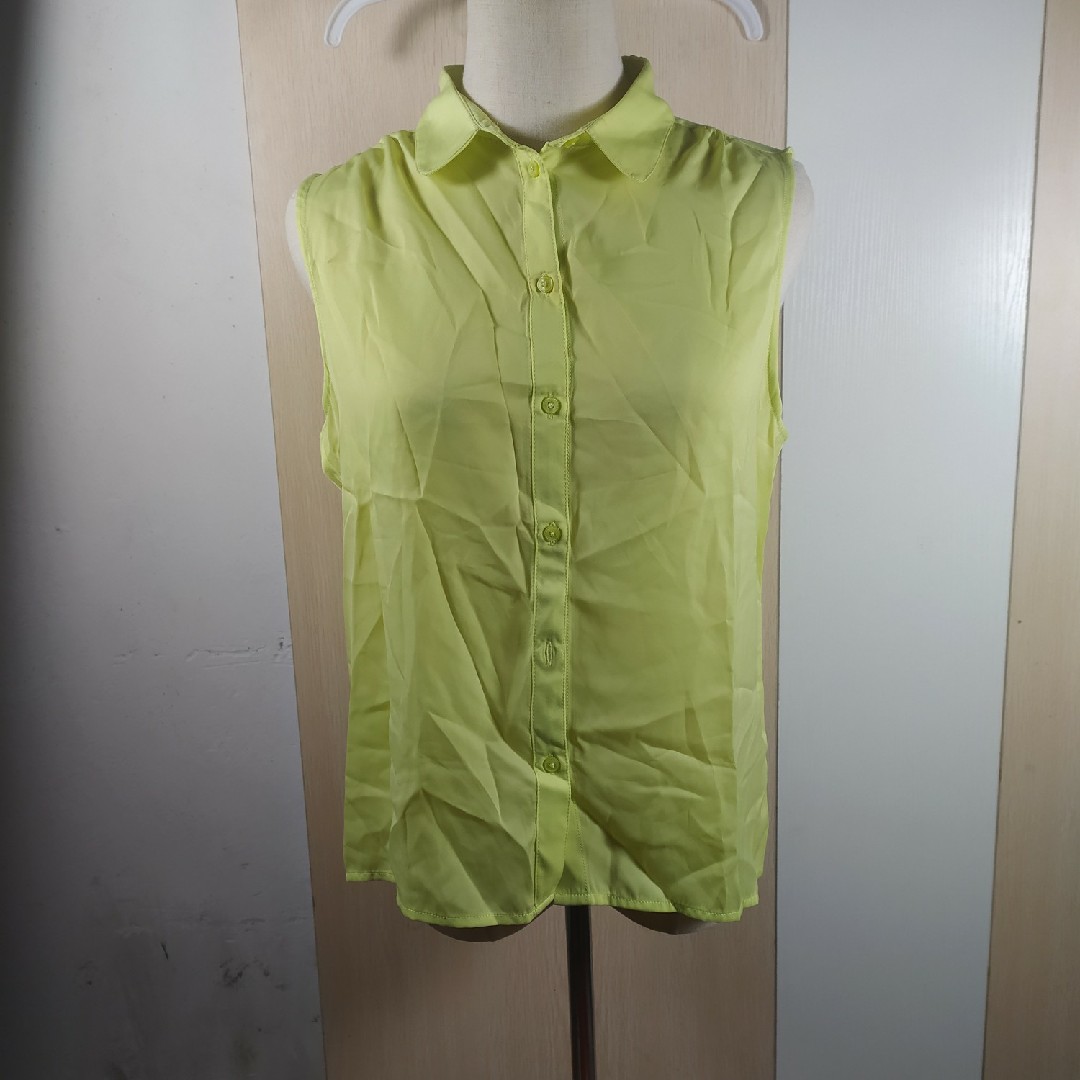 特价正品清仓 Maxwin 女式素色梭织无袖衬衫15222330537704