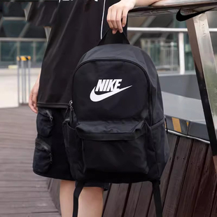 耐克初中学生书包男生旅游双肩包2025新款背包男士女生初中生男