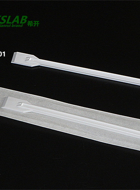 CKSLAB希开 510001 细胞刮铲单头白色独立包装长度180MM 宽18MM