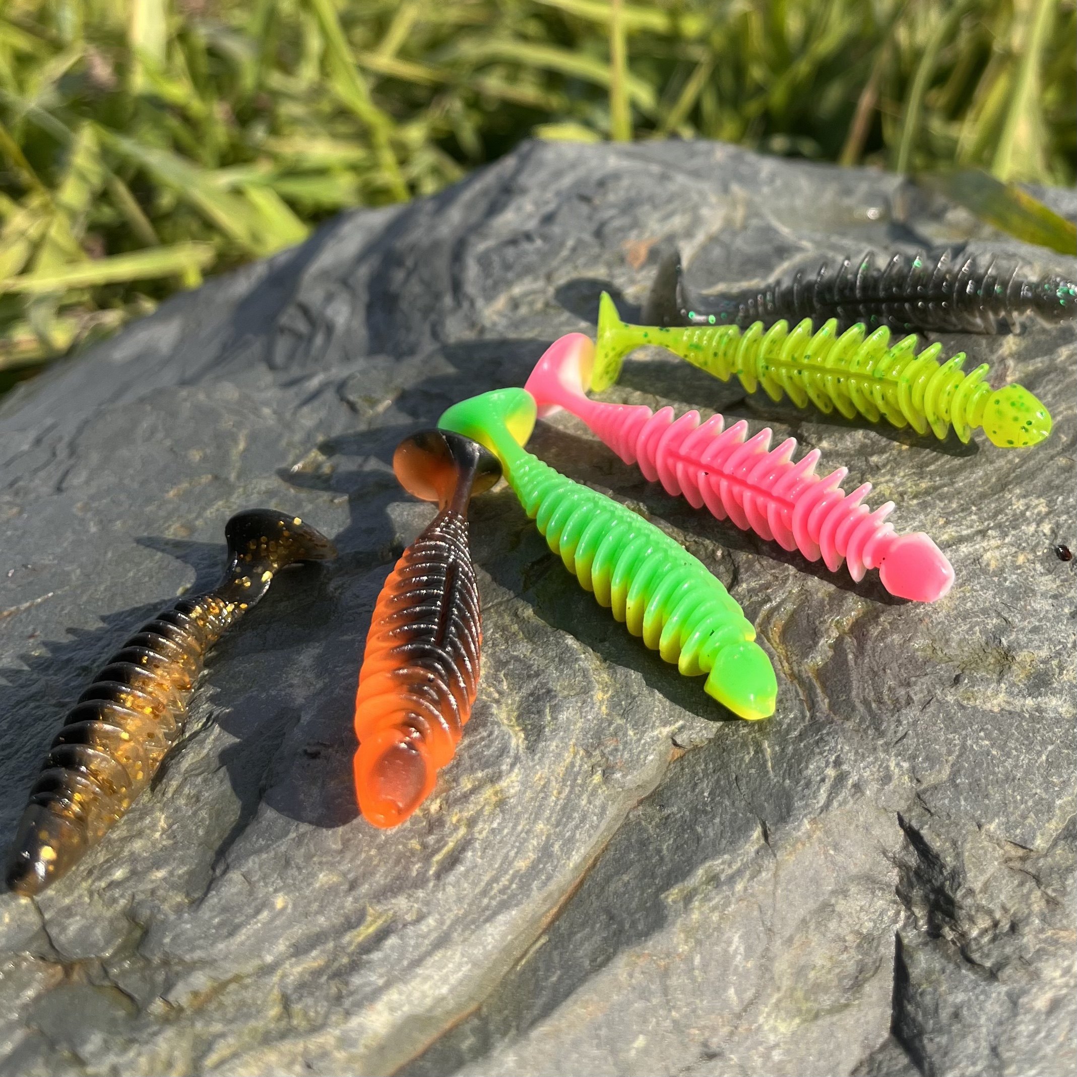 小笨虫反向螺纹t尾大摆动路亚饵软饵鳜鱼饵鲈鱼饵野钓黑坑通用