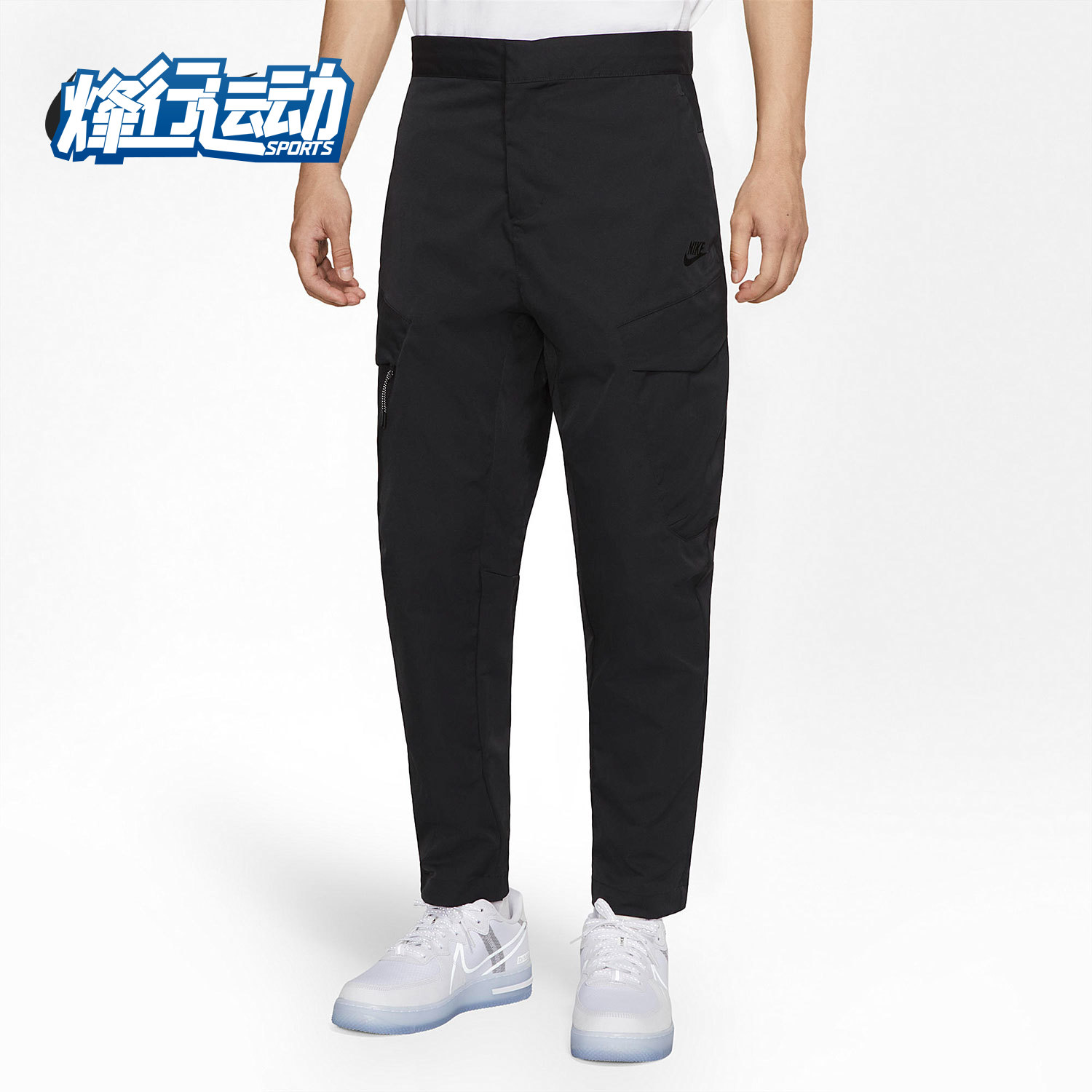 耐克男子运动休闲束腿长裤工装裤