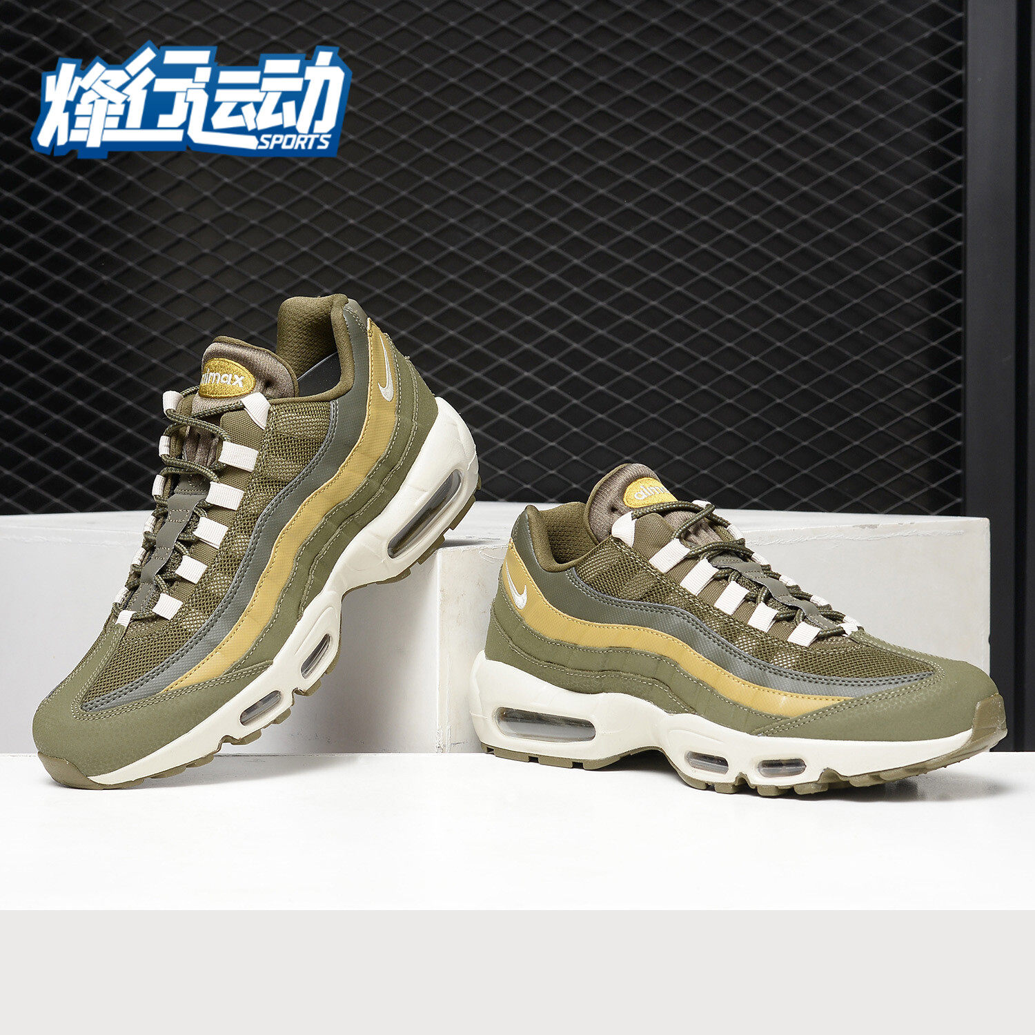 Nike/耐克正品AIR MAX95气垫鞋男子低帮运动复古时尚休闲鞋749766