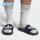 阿迪达斯正品 款 新款 运动拖鞋 Adidas 蓝色夏季 时尚 凉鞋 FU8299