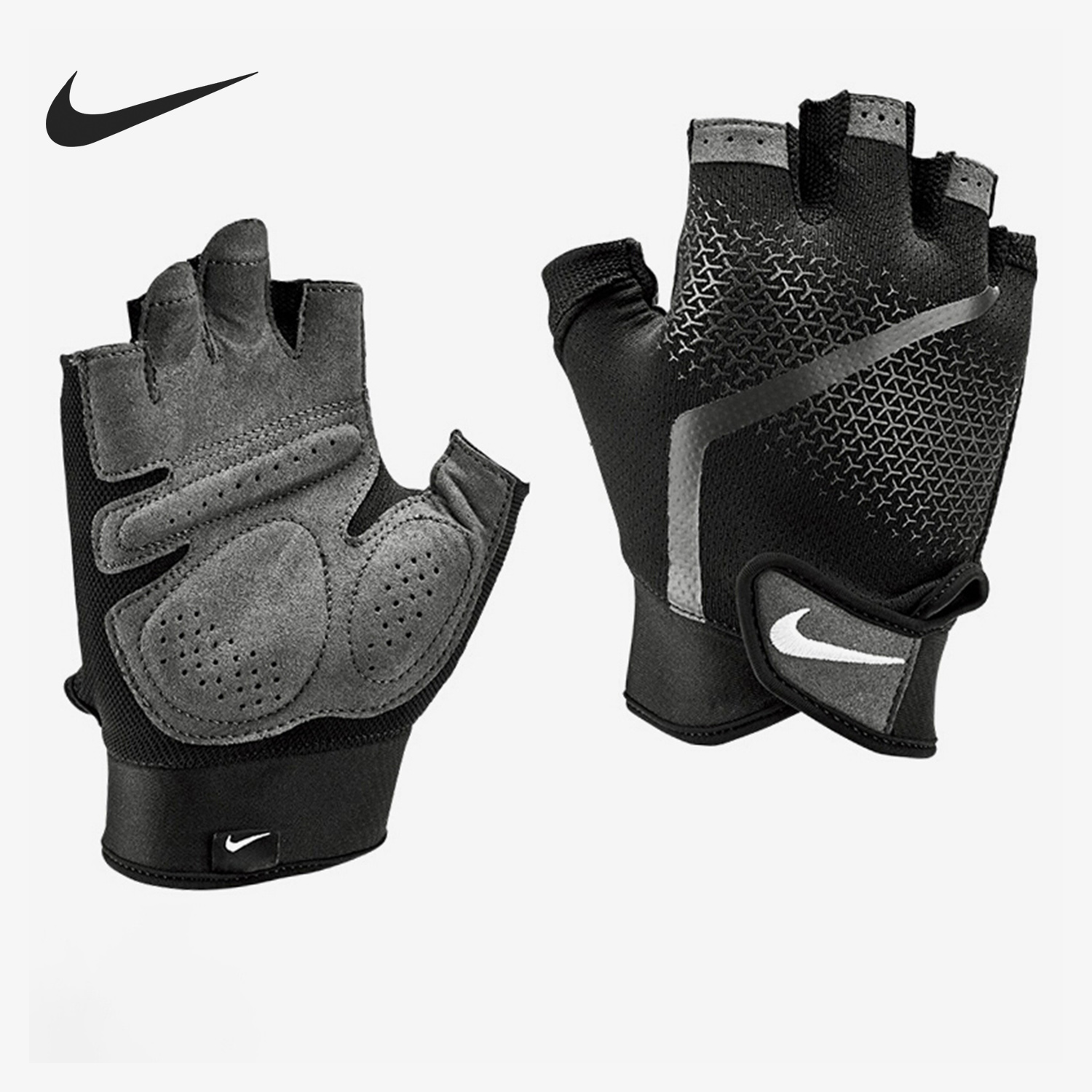 Nike/耐克正品带半指防起茧护腕运动器械训练健身手套NLGC4945