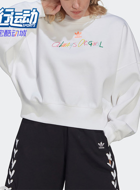 Adidas/阿迪达斯正品三叶草冬季休闲圆领女子运动卫衣HS2605