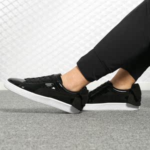 Puma/彪马正品2019秋季新款 蝴蝶结漆皮 女子休闲运动板鞋367353