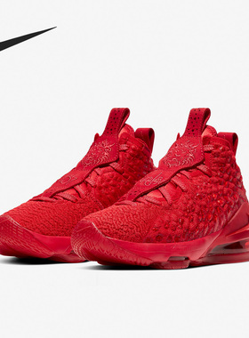 Nike/耐克正品19冬季新款大童LNJ勒布朗17黑紫高帮篮球鞋 BQ5594