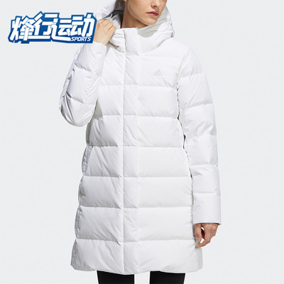 阿迪达斯年女子运动中长款羽绒服