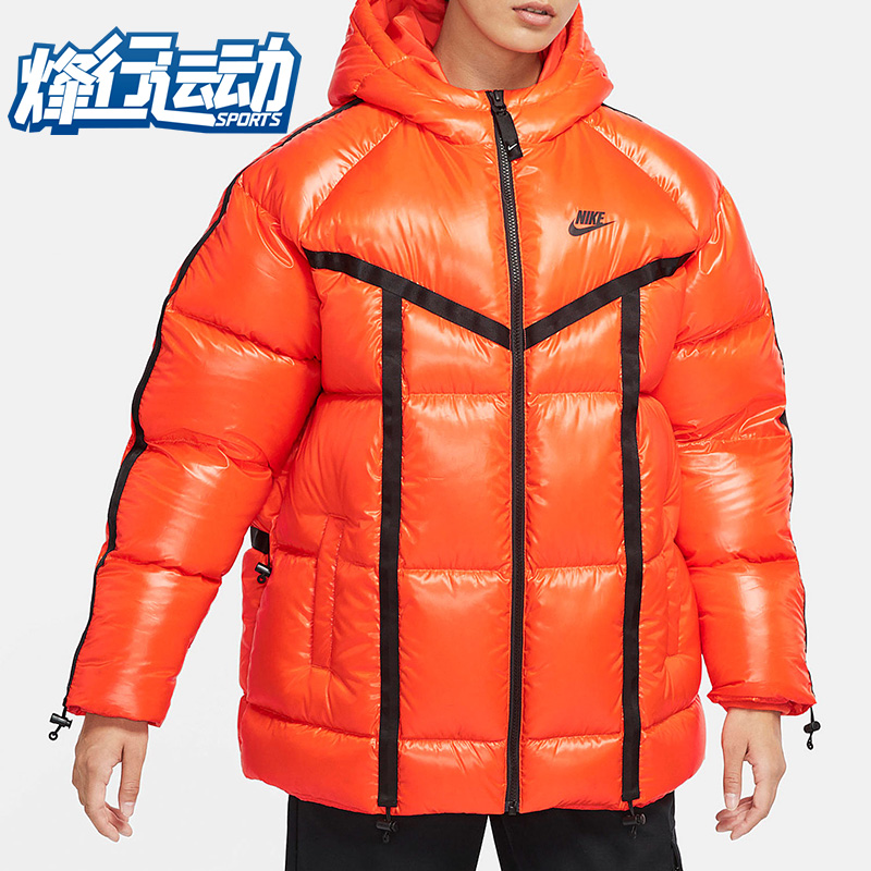连帽女耐克正品保暖羽绒服nike