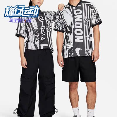 Nike/耐克正品夏季男士个性印花休闲运动短袖T恤FN2394-010