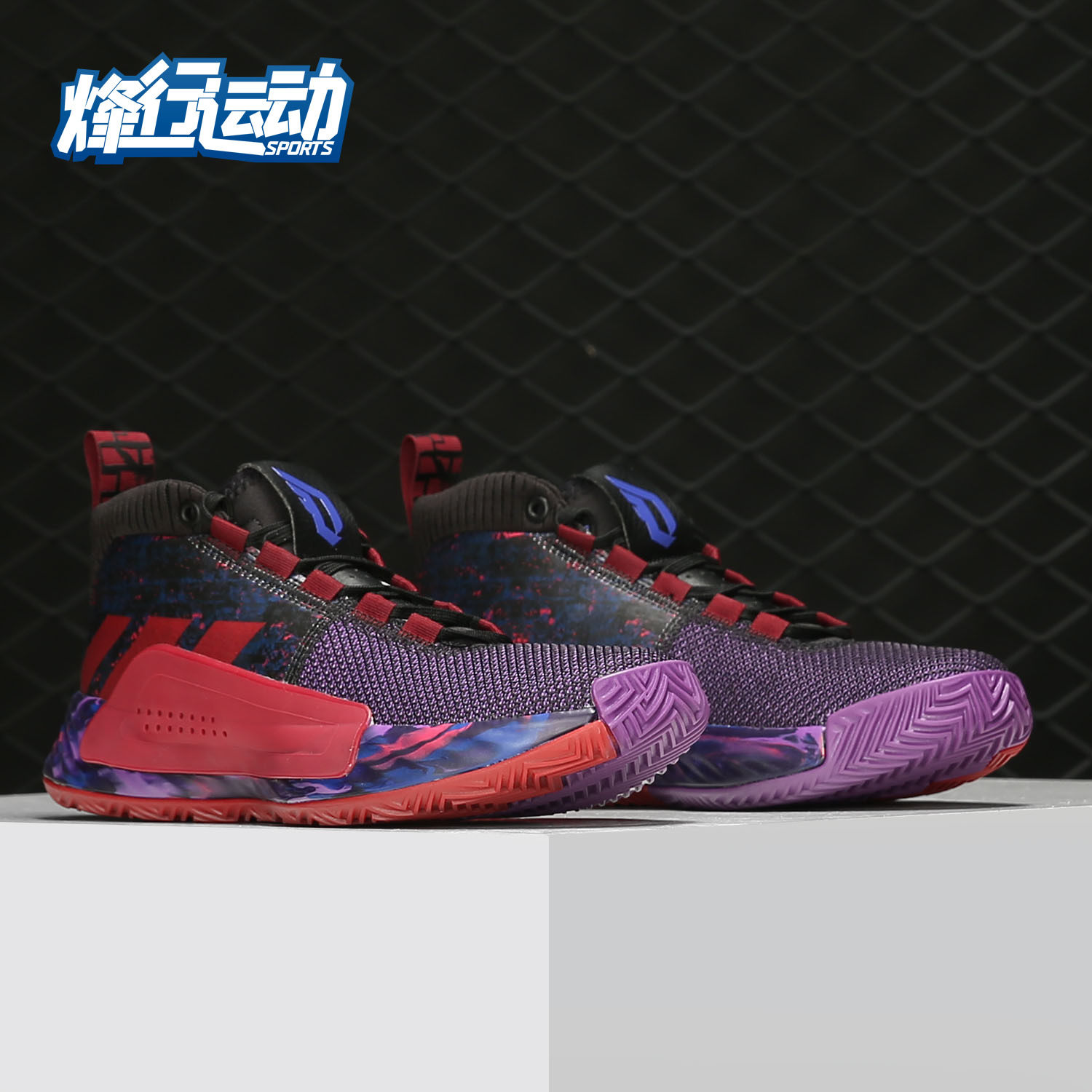 Adidas/阿迪达斯正品 男鞋2019新款利拉德5场上实战篮球鞋 EF8663