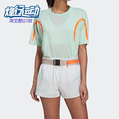 阿迪达斯休闲女子运动圆领短袖