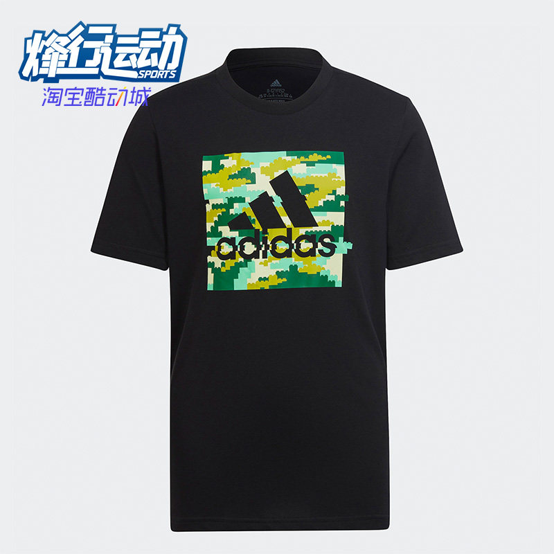 阿迪达斯正品大童短袖T恤