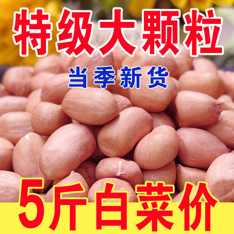 【限时亏本】正宗白沙大颗粒花生米新鲜无壳花生仁农家自种大花生