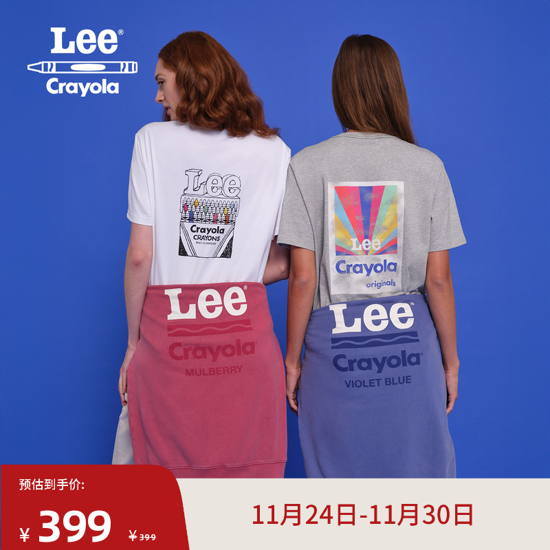 Crayola联名款 背面联名品牌图案印花