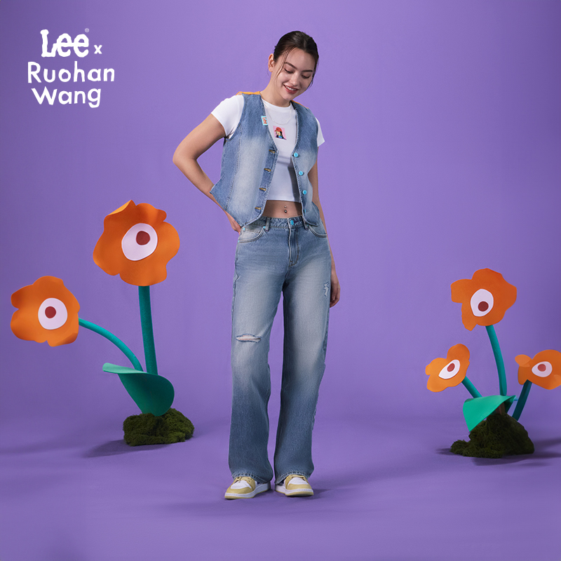 Ruohan Wang联名 429标准中腰直脚