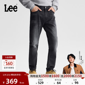 微锥直筒裤 休闲潮流A08791 男牛仔裤 黑灰 Lee舒适中腰锥形五袋款