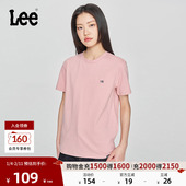 短袖 Lee标准版 圆领印花小Logo男女同款 T恤休闲潮流LUT0053984LE
