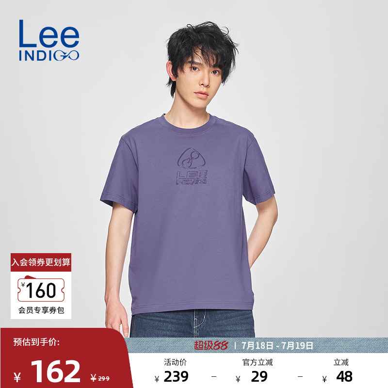 Lee舒适版圆领短袖T恤