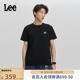 标准版 Lee商场同款 T恤LMT007474K99 Logo刺绣圆领男短袖 24春夏新品