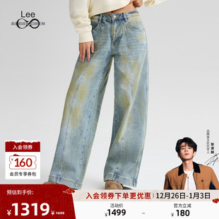 25冬新低腰阔腿女牛仔裤 Lee IndiGO × ANGEL CHEN联名商场款