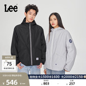 Lee舒适版 二合一可拆卸外套休闲潮LUT008957206 连帽刺绣男女同款