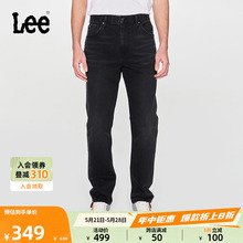 731舒适中腰锥形五袋款 Lee24春夏新品 潮LMB100731201 黑色男牛仔裤