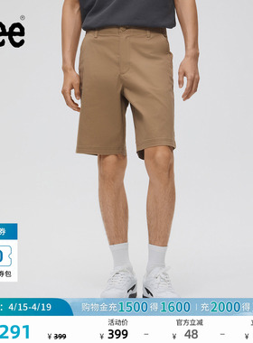 Lee26春夏新品舒适直筒男休闲短裤显瘦潮流LMB012292210