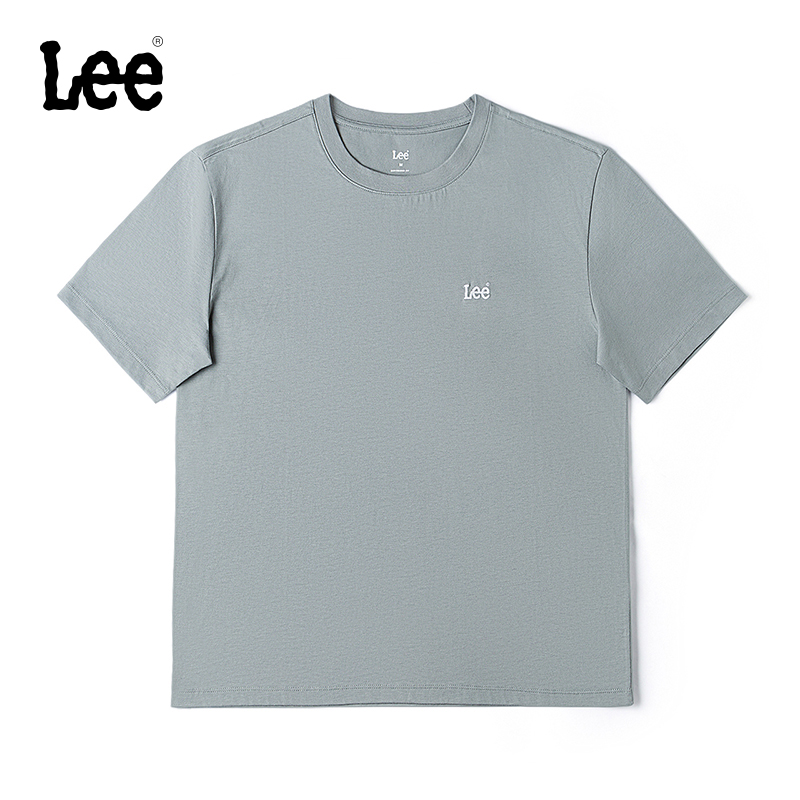 舒适版男友风短袖T恤 胸前刺绣小Logo设计