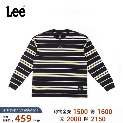 宽松版圆领长袖T恤