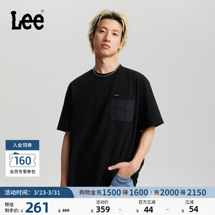 T恤休闲潮LMT012229205 圆领口袋设计男短袖 Lee26春夏新品 宽松版
