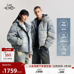 羽绒服 25冬新连帽男女款 Lee IndiGO × ANGEL CHEN联名商场款