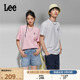 短袖 T恤休闲LUT0083314LE Lee24春夏新品 crew男女同款 舒适版 圆领X