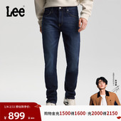 张凌赫代言 Lee商场同款 26春夏新品 705舒适微锥牛仔裤 深蓝色男