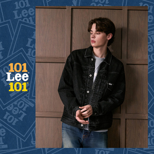 101 26春夏新舒适版 翻领黑灰色男 西部牛仔夹克商场同款 Lee101J