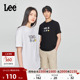 Lee25新品 T恤休闲潮LUT0098414LE 短袖 舒适版 圆领Logo印花男女同款