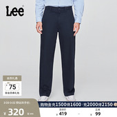 小Logo织标斜纹布抓绒休闲裤 日常经典 LMB009918209 男士 Lee宽松版