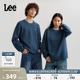 Lee舒适版 毛衣潮LUT010831209 圆领刺绣小Logo男女同款