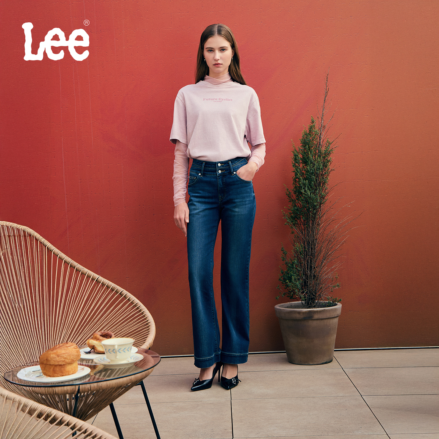 美颜牛仔系列 427标准高腰喇叭