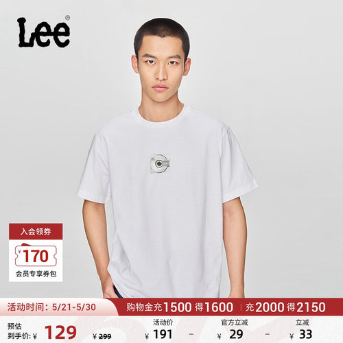 Lee舒适版圆领短袖T恤