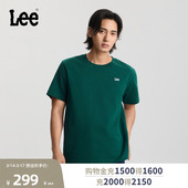 圆领小刺绣Logo设计轻薄男短袖 舒适版 T恤潮 26春夏新品 Lee商场同款